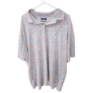 Ben Hogan Performance Sz 2XL Mens Multicolor Print Golf Polo Shirt